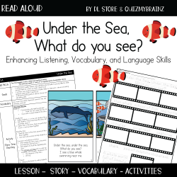 Under the Sea Read Aloud - Listening Vocabulary & Language Skills