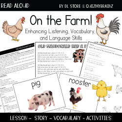 On the Farm Read Aloud - Listening Vocabulary & Language Skills