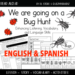 English & Spanish Bug Hunt Read Aloud Enhancing Listening Vocabulary and Language Skills