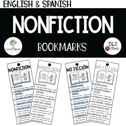 English and Spanish Nonfiction Book Marks - FREEBIE