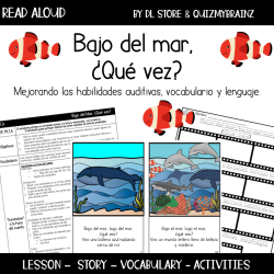 Bajo del Mar - Read Aloud - Enhancing Listening, Vocabulary, and Language Skills