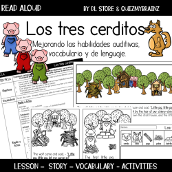 Los Tres Cerditos Read Aloud Enhancing Listening, Vocabulary, & Language Skills