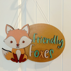 Fox Teacher sign