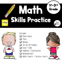 Math Daily Practice / Dry Erase Binder / Fundamentals practice