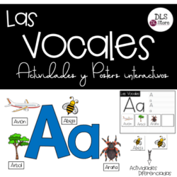 Las Vocales - Posters y Actividades Interactivas