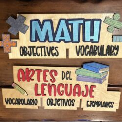 Wooden Word Wall Signs