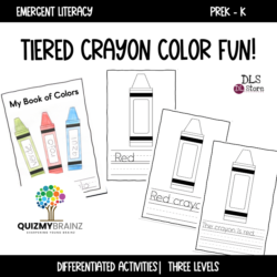 "Tiered Crayon Color Fun"