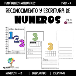 Mini-libros de números diferenciados